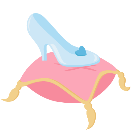 Cinderella Glass Slipper Template - Sapatinho De Cristal Desenho (432x432)