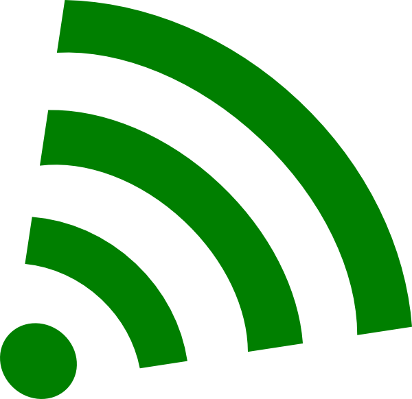 Green Wifi Clip Art 1yuimd Clipart - Wifi Signal Icon Green (600x582)