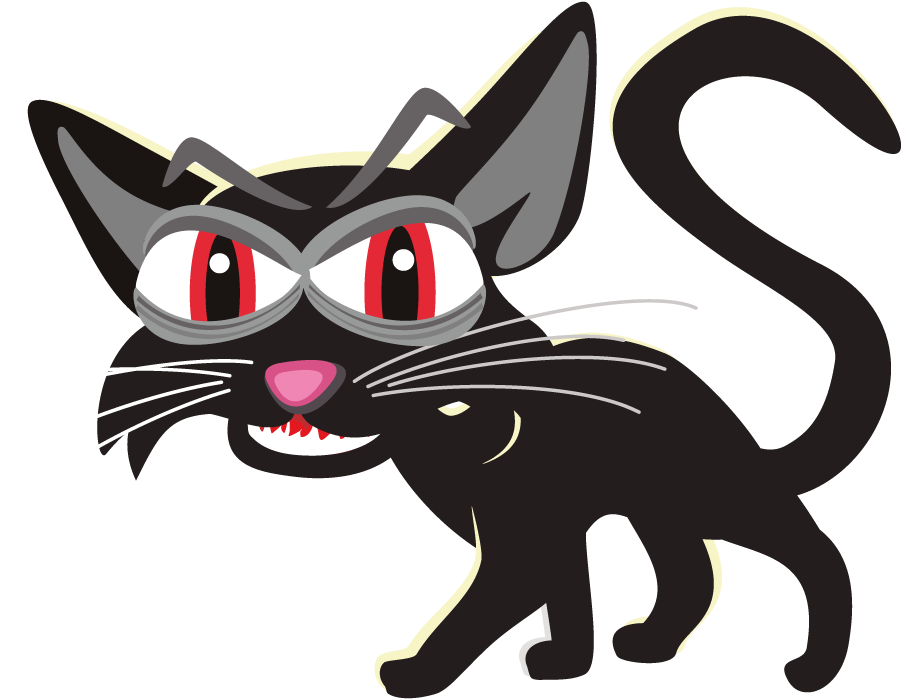 Free To Use Amp Public Domain Black Cat Clip Art - Cafepress Happy Halloween Full/queen Duvet Cover (900x810)