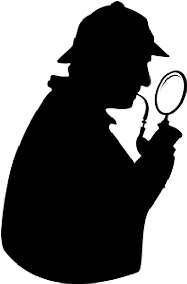 Digital - Sherlock Holmes Silhouette (370x602)