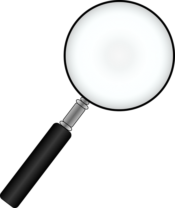 Investigations - Transparent Background Magnifying Glass (605x720)