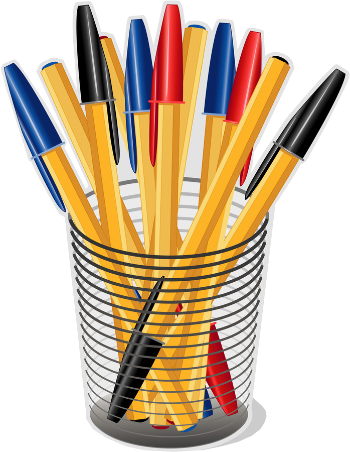 Marker Pen Ballpoint Pen Fountain Pen Clip Art - Marker Pen Ballpoint Pen Fountain Pen Clip Art (1256x1295)