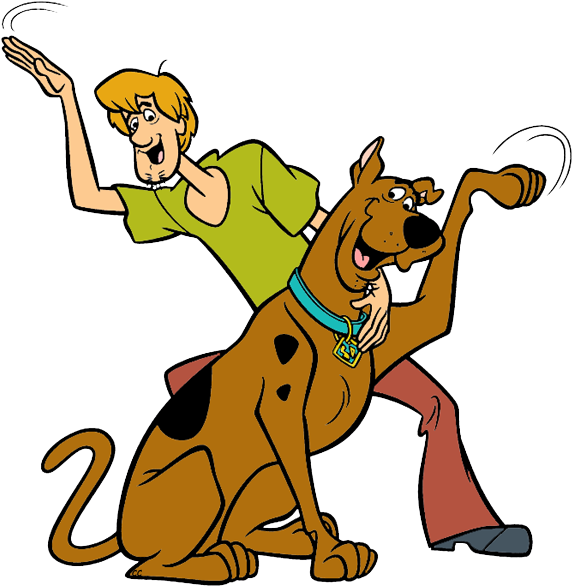 Shaggy And Scooby Doo (586x595)