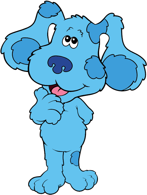 By Cartoon Clipart - Blue's Clues Clipart (500x665)