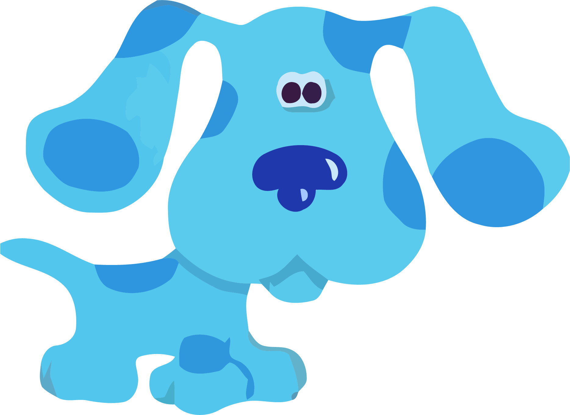 Blue's - Blue From Blue's Clues (1869x1361)