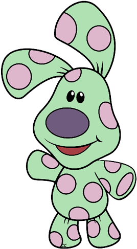 About - Blue's Clues Polka Dots (274x496)