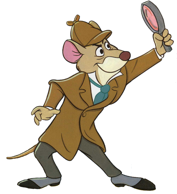 Great Mouse Detective - Basil The Great Mouse Detective Png (600x677)