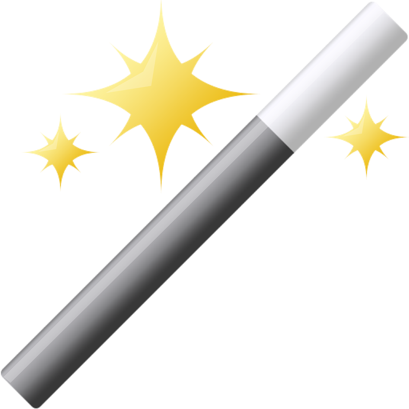 Free To Use & Public Domain Magic Clip Art - Varita Magica Fondo Transparente (800x800)
