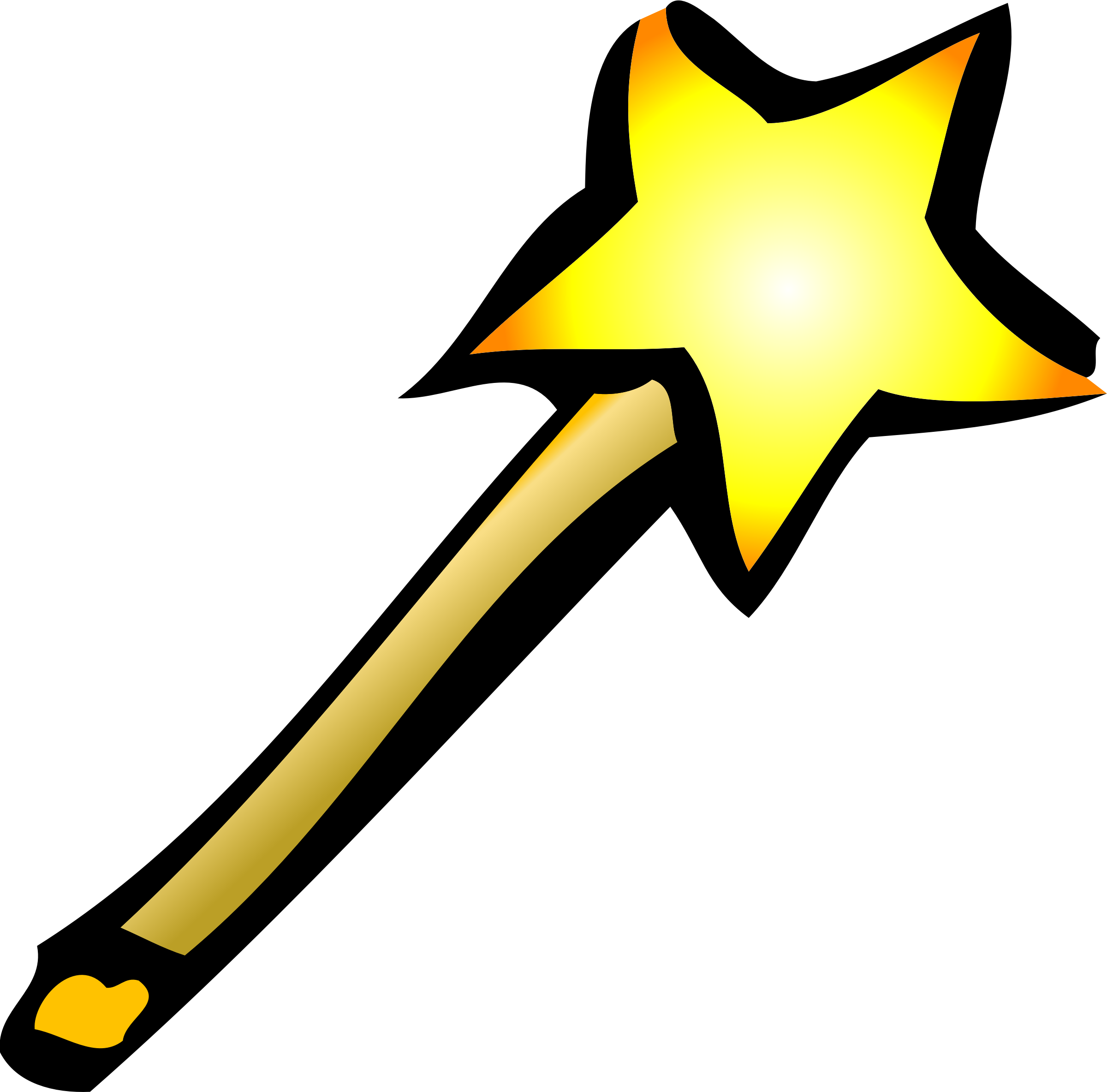 Wand Icon - Magic Wand Clipart Png (2400x2367)