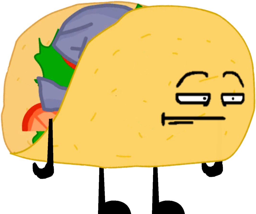 Bfdi Taco Pose 3 - Wikia (1275x1133)