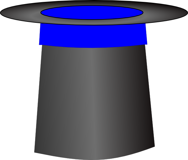 Magic Money Hat Clip Art - Top Hat Clip Art (600x512)
