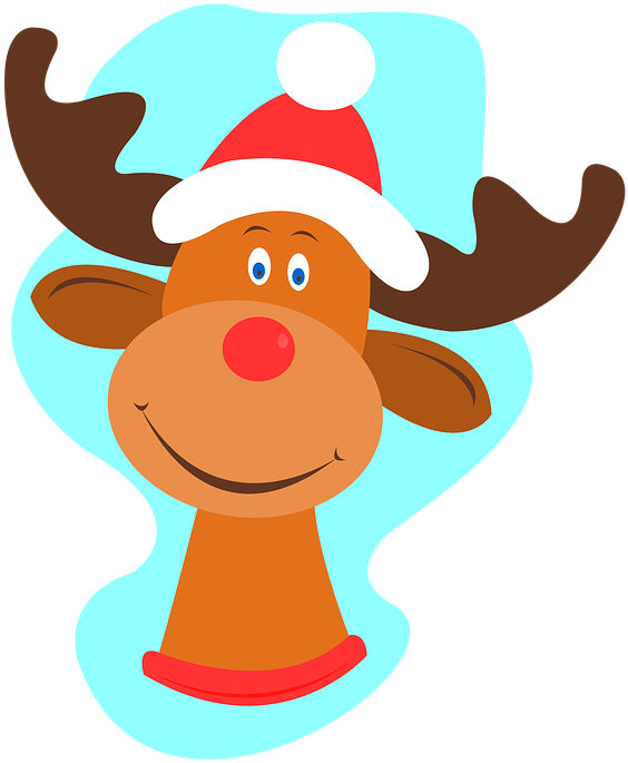 Rudolph The Red-nosed Reindeer Under Investigation - Illustration (600x720)