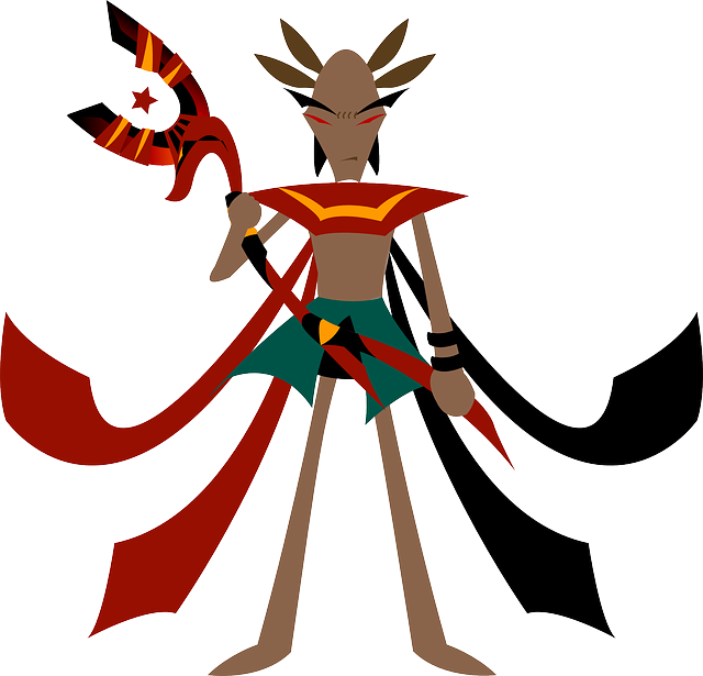 Medicine Man, Tribe, Egypt, Magic, Temple - Vector Mage (640x615)
