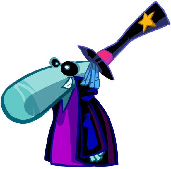 The Magician, In His Current Design - Rayman Origins The Magician (678x600)