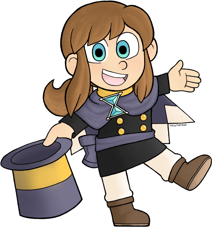 Hat Kid Magician By Mewtwo365 Hat Kid Magician By Mewtwo365 - Trucy Wright Hat Kid (1024x1024)