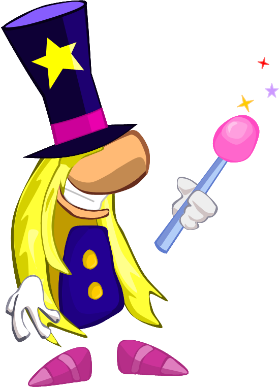 Classic Magician - Rayman Origins The Magician (551x766)