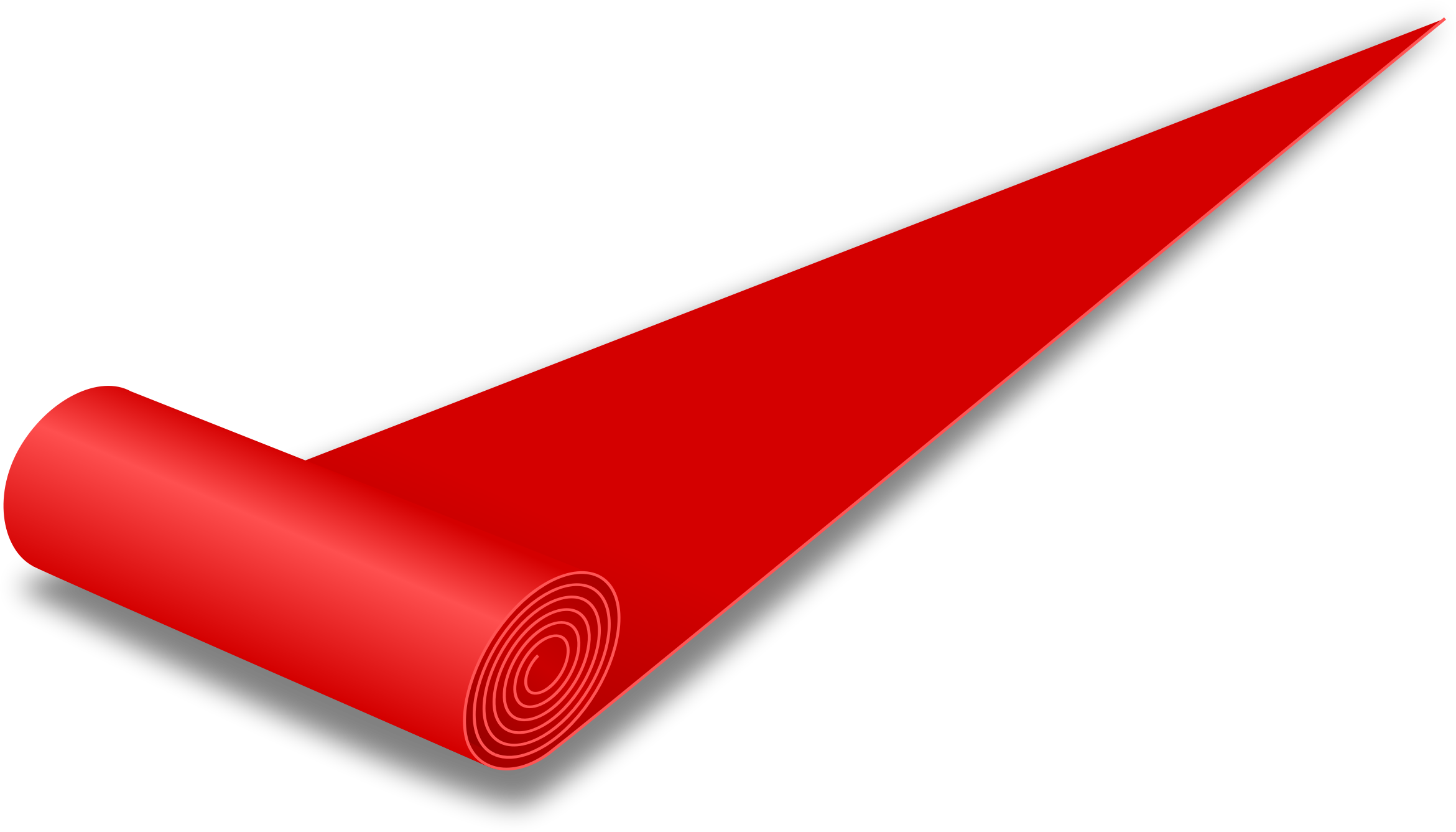 Carpet Rolls Clip Art - Red Carpet Clipart (2400x1369)