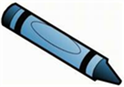 Blue Crayon Clip Art Blue Crayon Clipart 4x4 Png Clipart Download