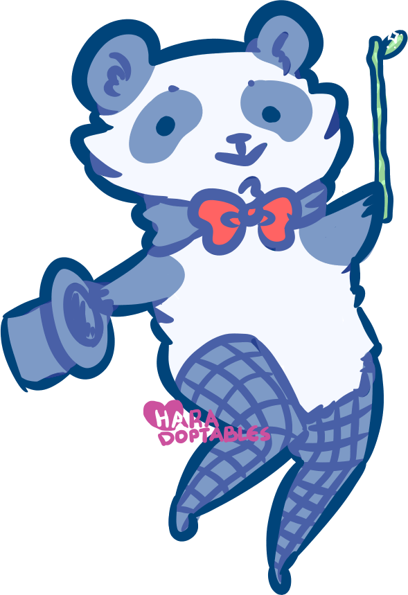 Magician Pando Adopt [closed] By Haradoptables - Magician Pando Adopt [closed] By Haradoptables (589x859)