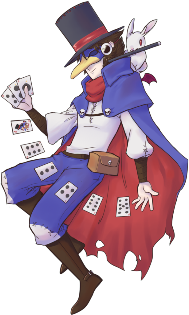 Prinny Magician Man By Qeius - Cartoon (760x1051)