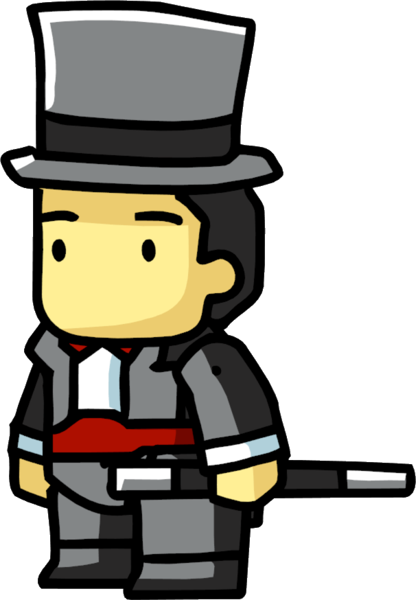 Magician Male - Scribblenauts Top Hat (606x874)