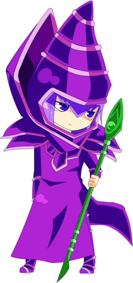 Chibi Dark Magician By Animeuploaderking - Magician (752x1063)