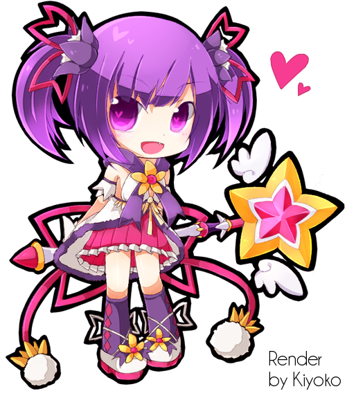 Battle Magician Render By Kiyokokitazawa - Elsword Battle Magician Chibi (500x583)