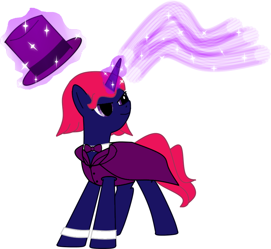 Prism Note, Bowtie, Cape, Clothes, Hat, Magic, Magician, - Cartoon (986x906)