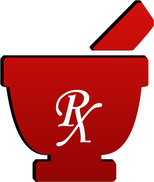 Mortar Pestle Symbol Rx - Valurx Pharmacy (600x600)