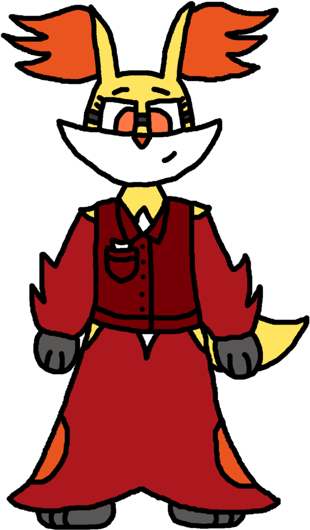 Pheona The Magic Delphox By Diaperbuttquartzie - Cartoon (707x1130)