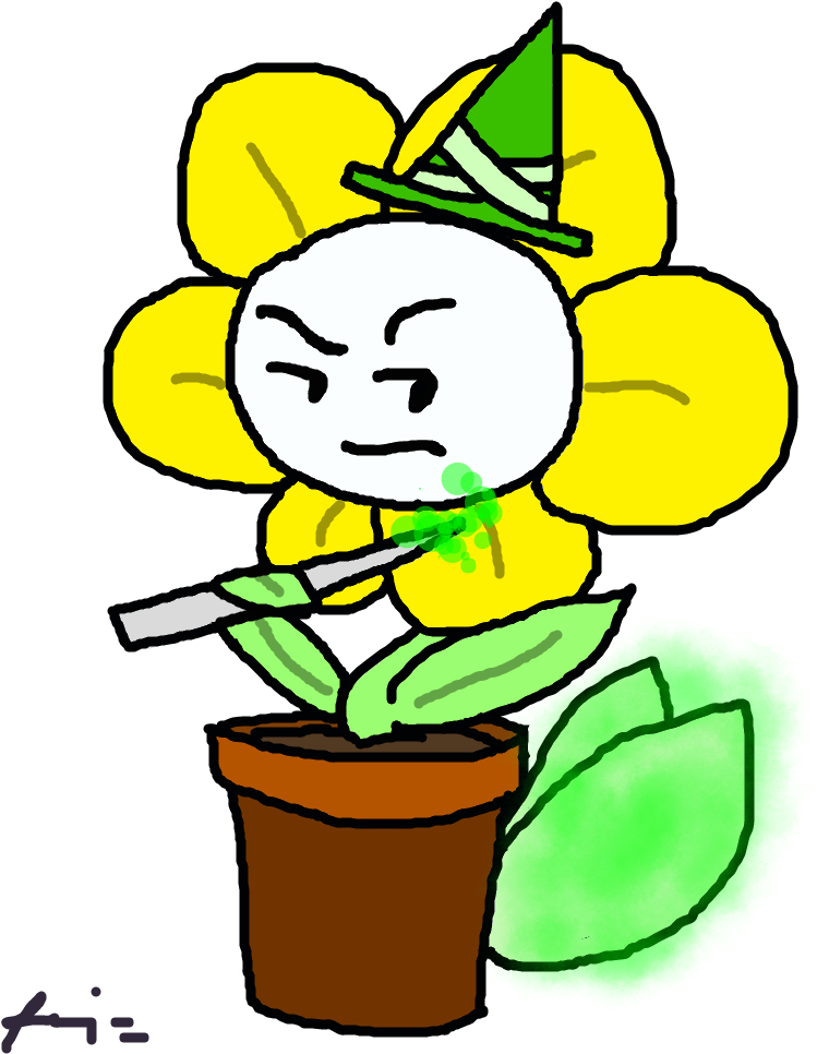 Your Best Fairy Godflower By Leviajroyale - Flowey (800x1000)