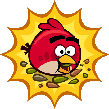 Power Potion "super Seeds" - Angry Birds Power Ups Super Seeds (351x353)