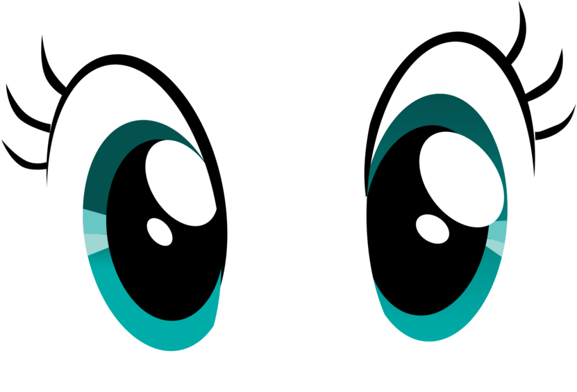 Eye Vector By Thethirdmoon36 - Cartoon Eyes With Lashes (1599x1306)