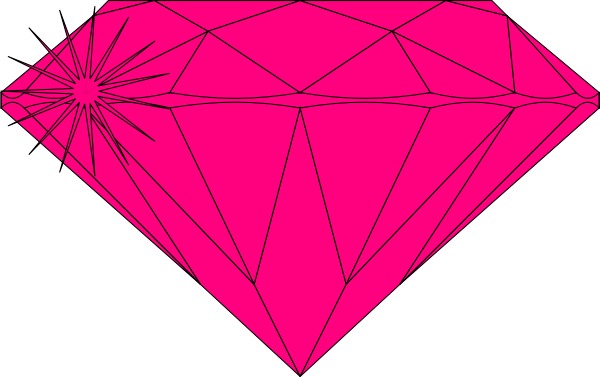 Diamond Pink Png (600x377)