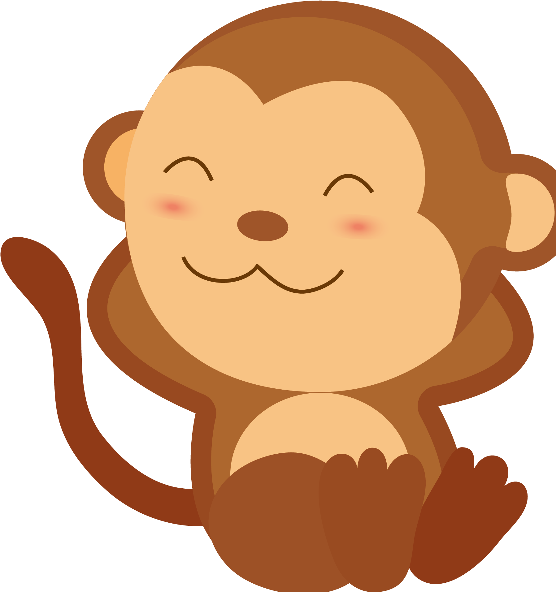 Monkey Scalable Vector Graphics Clip Art - Monkey Scalable Vector Graphics Clip Art (1851x1919)