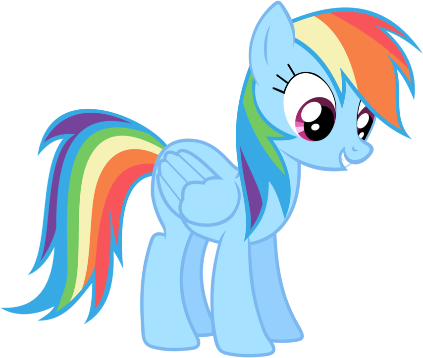 Rainbow Dash - My Little Pony Rainbow Dash (900x771)