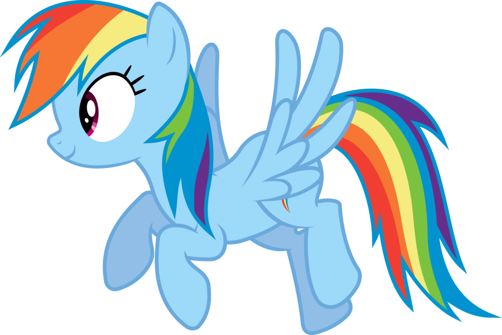 Rainbow Dash Flying Png Image - Friendship Is Magic Rainbow Dash (1024x683)