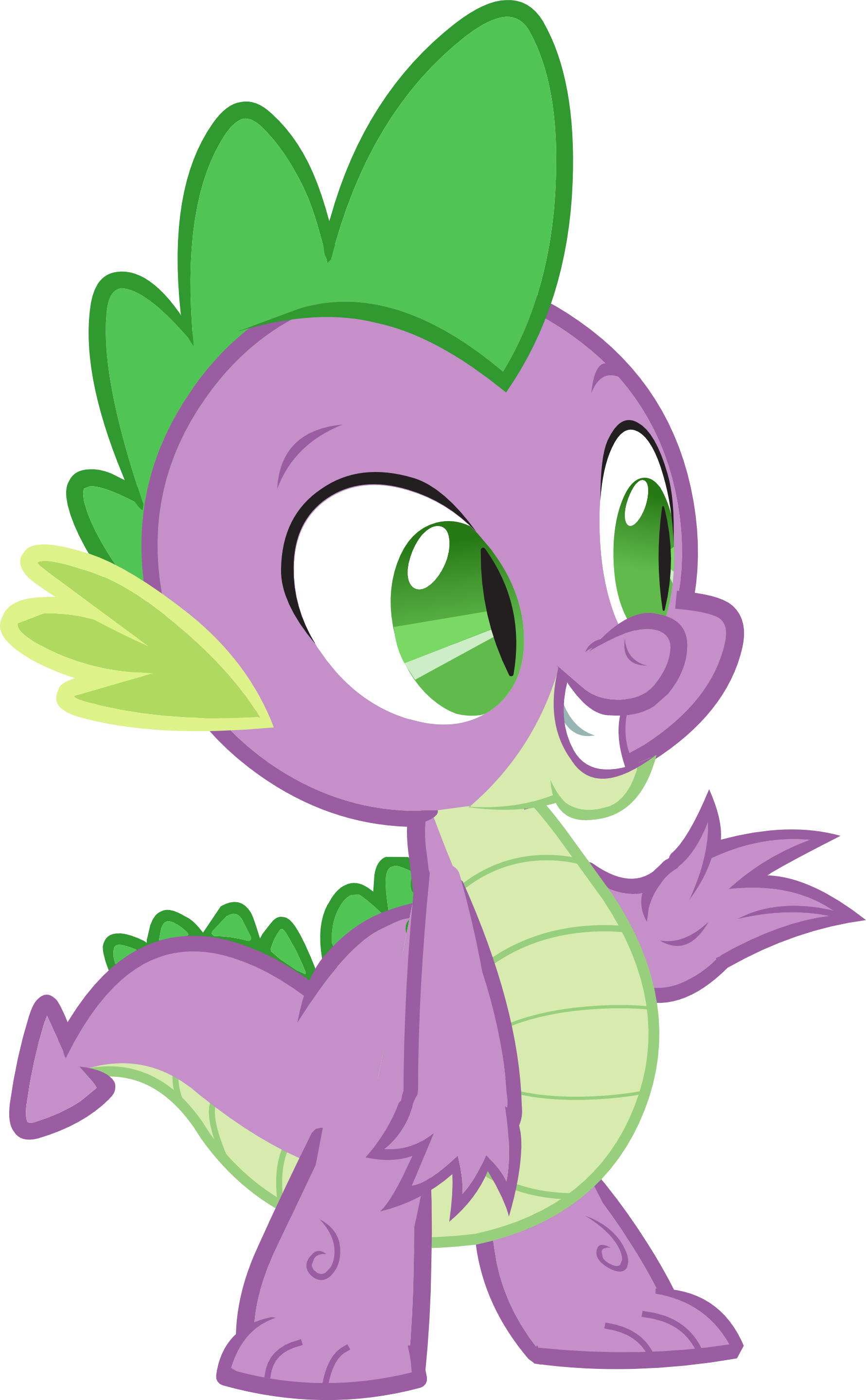 Canterlot Castle Spike 5 - My Little Pony Spike (1781x2880)