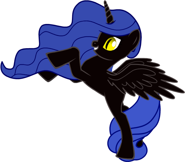Black Angel Princess - Black Pony From My Little Pony (830x650)