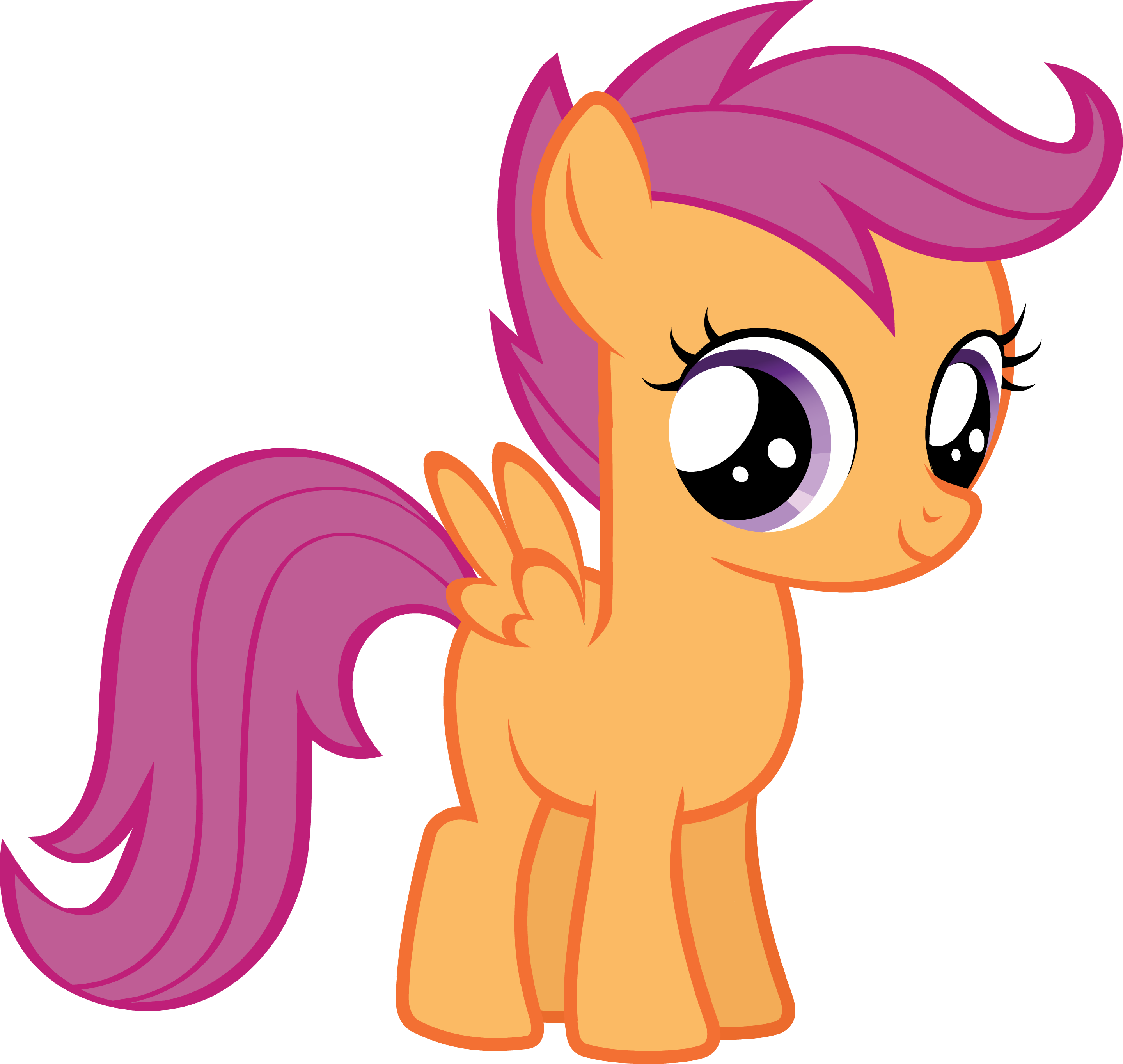 My Little Pony Clipart Hd - Scootaloo My Little Pony Friendship Is Magic Cute Giant (2879x2727)