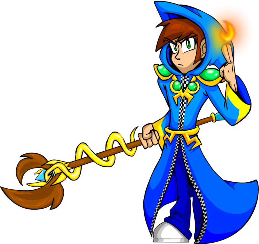 Me As A Wizard By Jeffkyler14 - Animated Wizard (914x874)