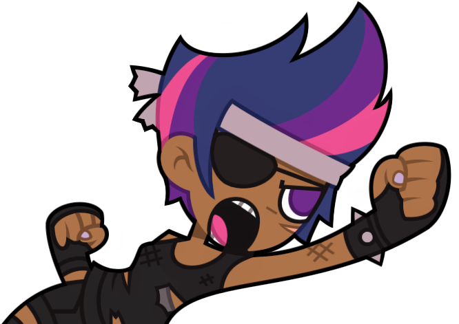 Future Twilight Sparkle Vs The World By Nekozneko - Human Twilight Sparkle Black (688x470)