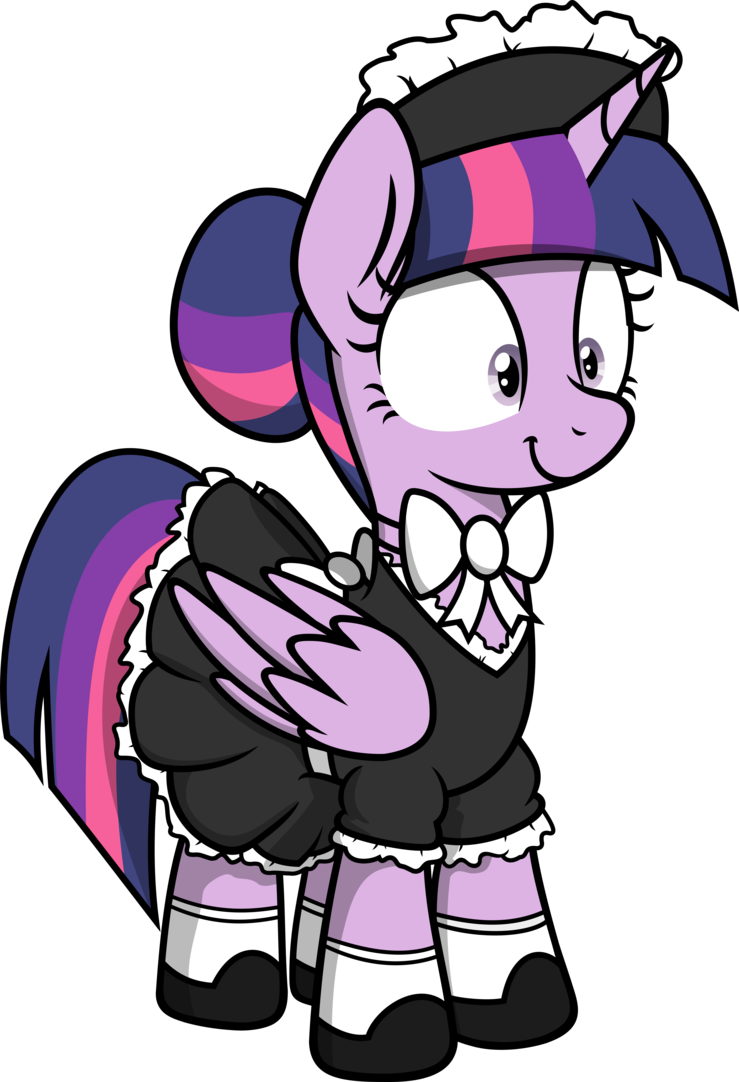 Maidlight Sparkle By Slb94 - Twilight Sparkle Maid (739x1082)