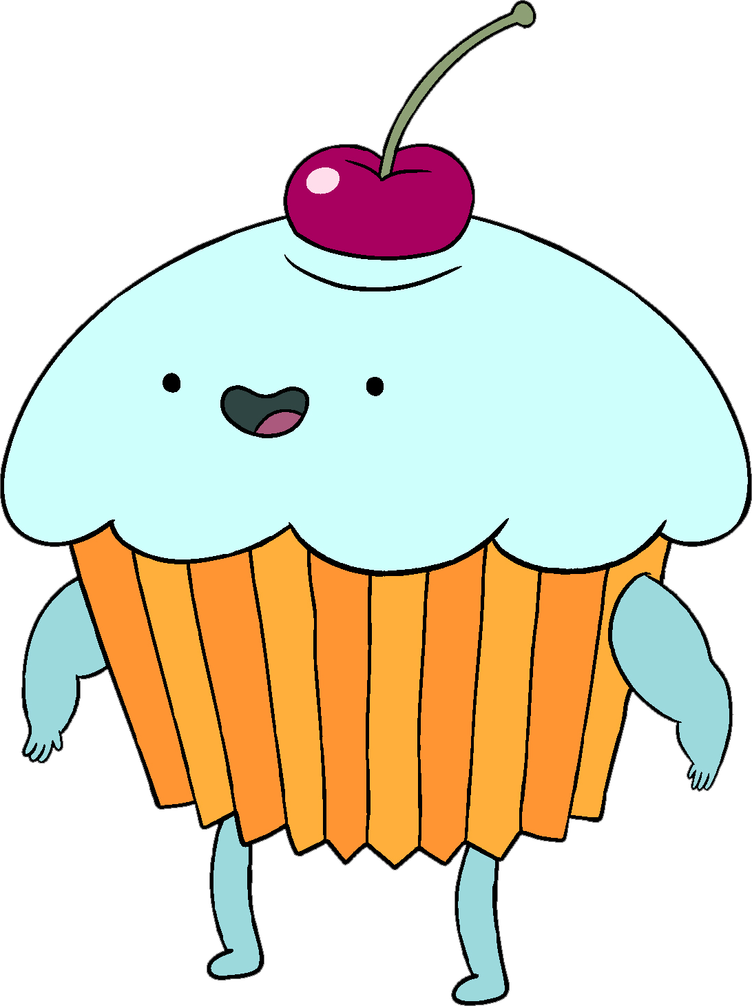Cupcake Mascot - Adventure Time Candy People (1092x1460)