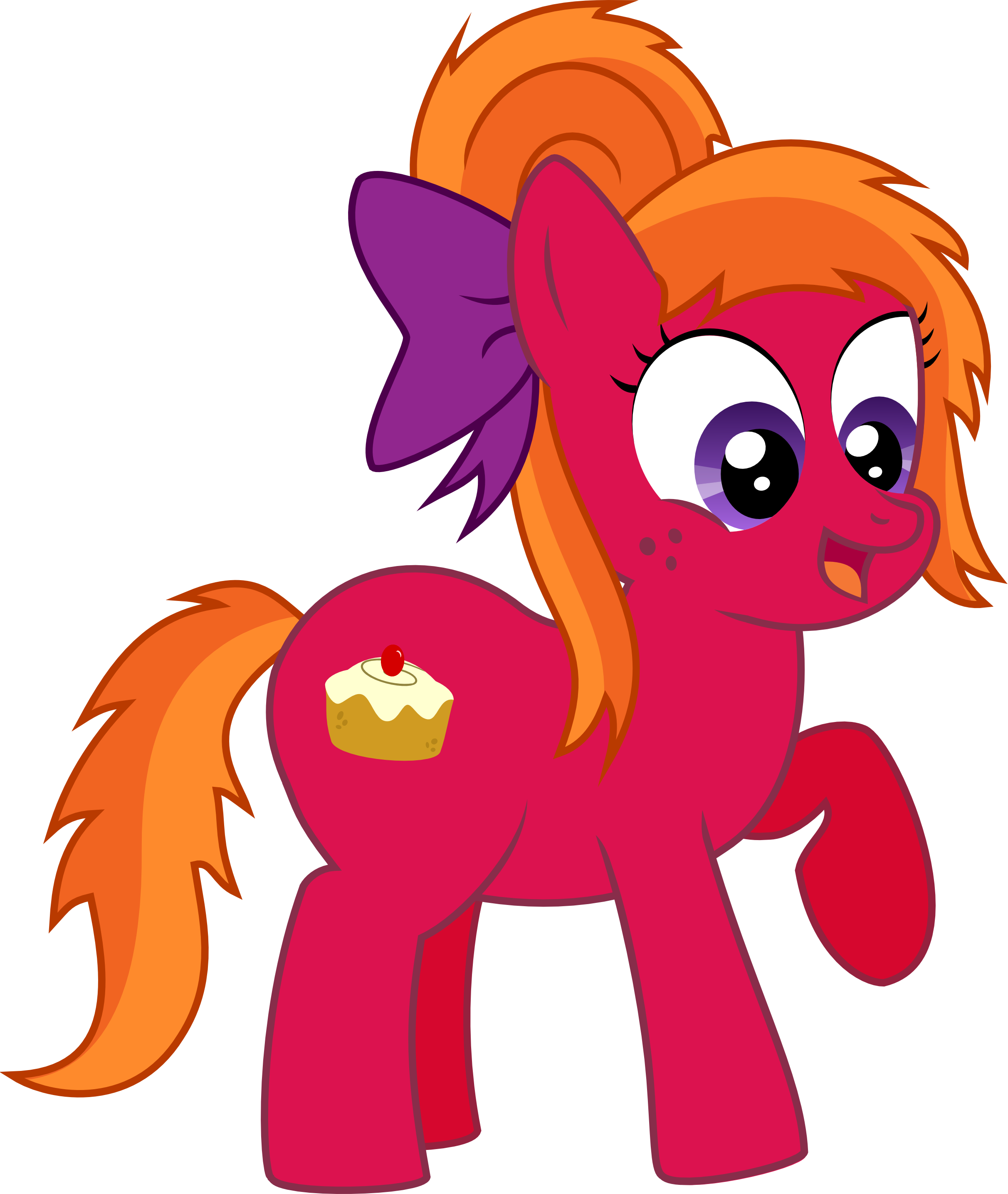 My Little Pony Fan Character - Mlp Pony With Bun (2424x2871)