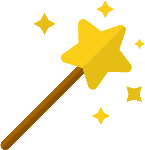 Magic Wand Free Icon - Transparent Background Magic Wand Icon (512x512)