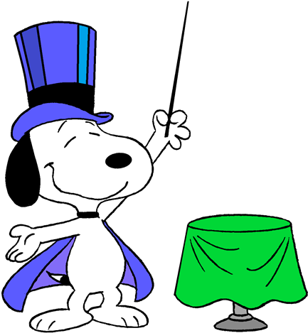 Snoopy The Magician By Bradsnoopy97 - Comics (480x480)