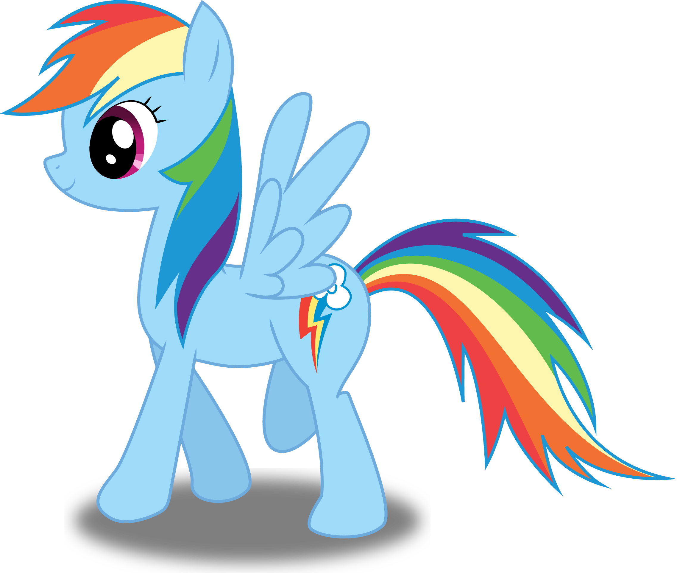 Dash Cliparts - Rainbow Dash Pin The Tail (2274x1925)