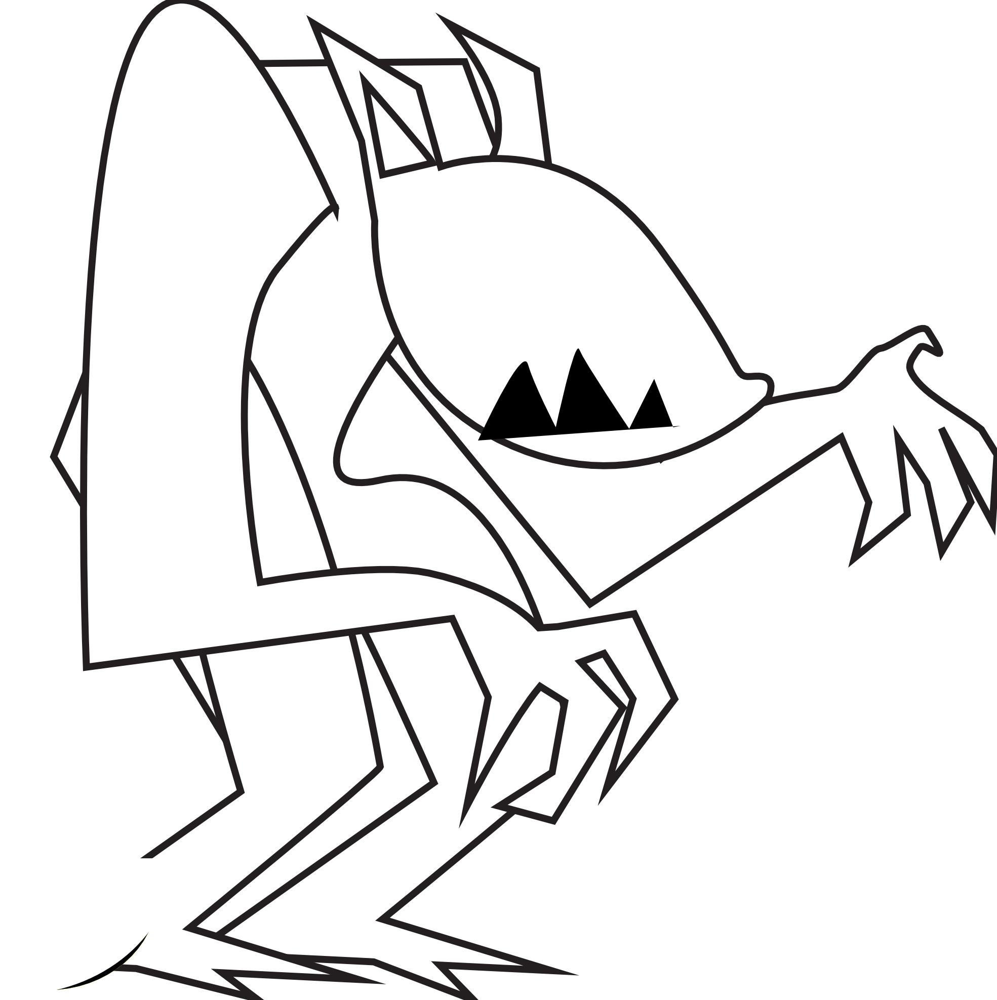 Clipartist Net 187 Clip 187 Eraser Black White Line - Illustration (1969x1975)