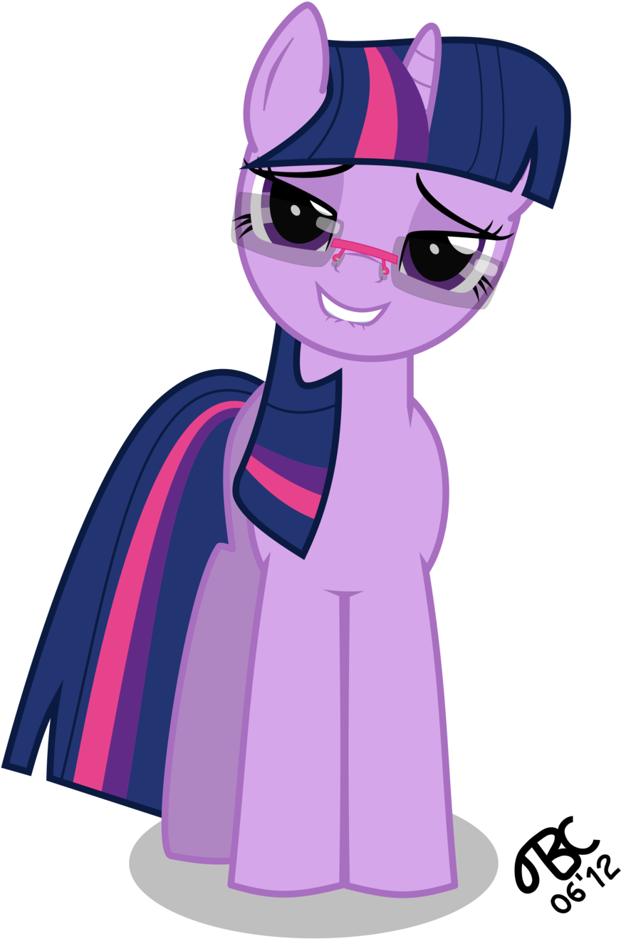 Twilight Clipart Bite - Twilight Sparkle Lip Bite (900x1350)
